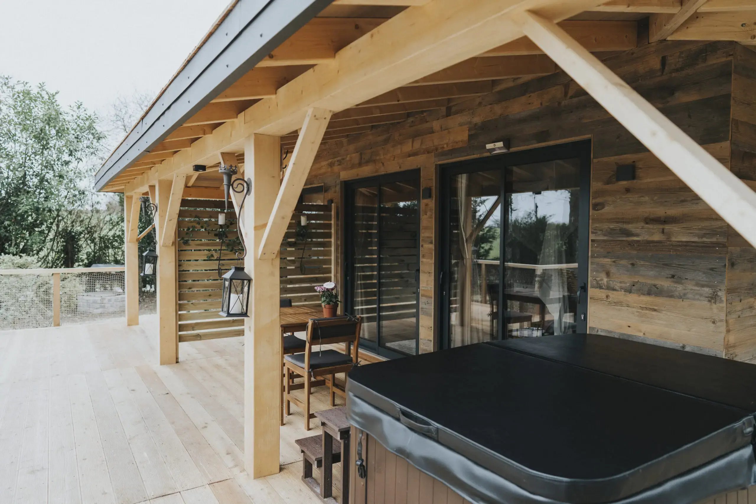Cabane du Pecheur Außenbereich Terrasse