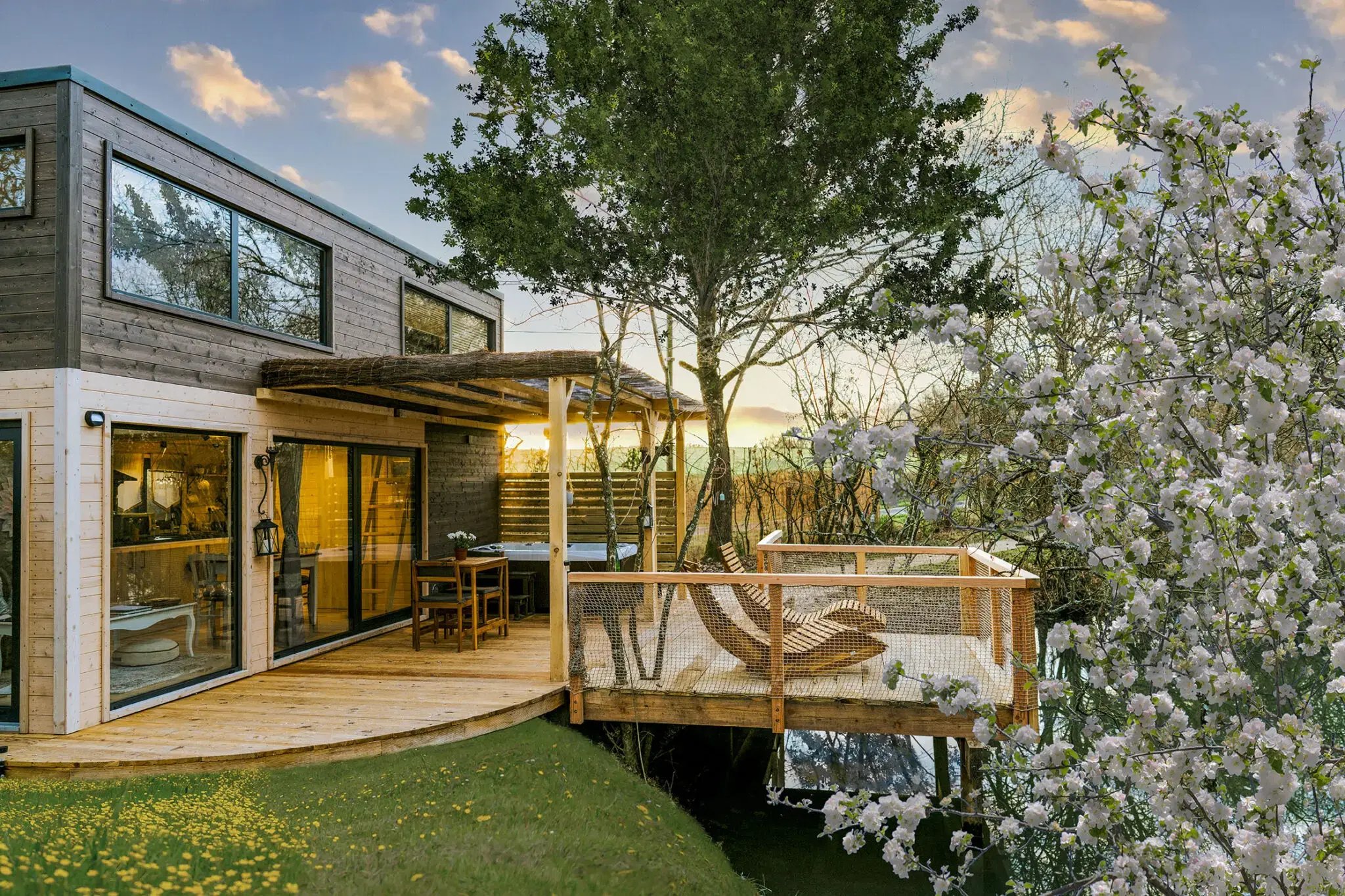 Papillon loft with nature terrace