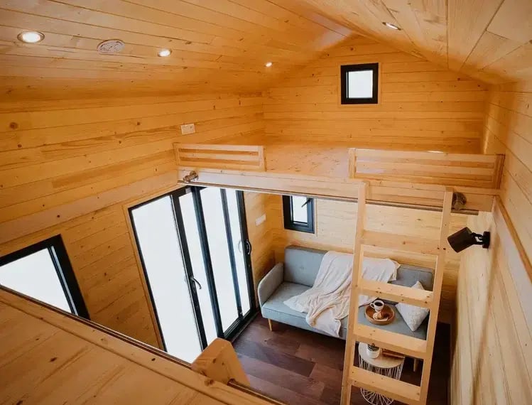 Tiny House Colibri vue interieur