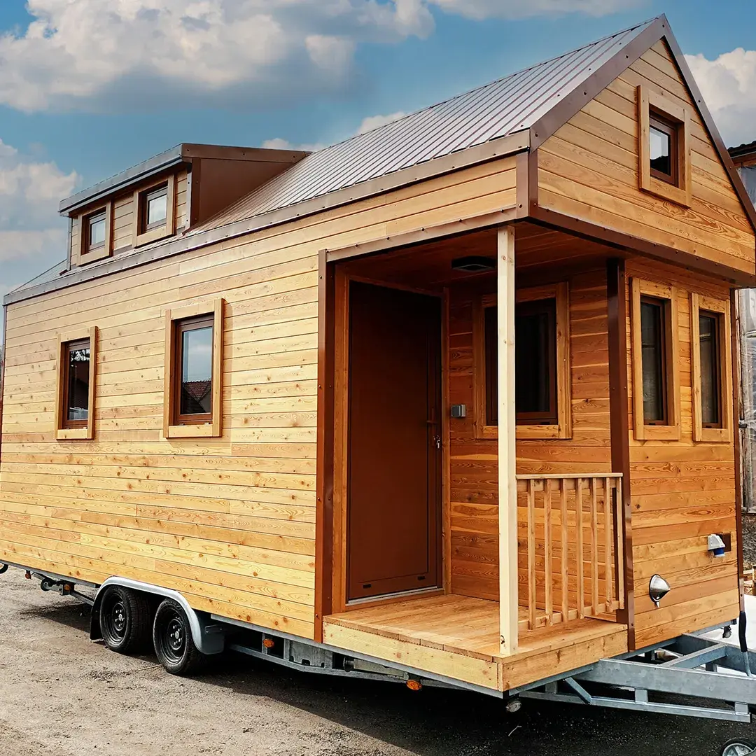 Tiny House Carol extérieur bardage clair
