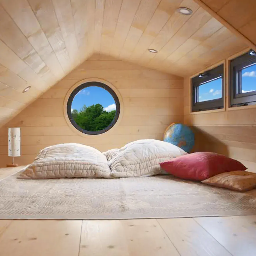 Tiny House Hydi chambre mezzanine