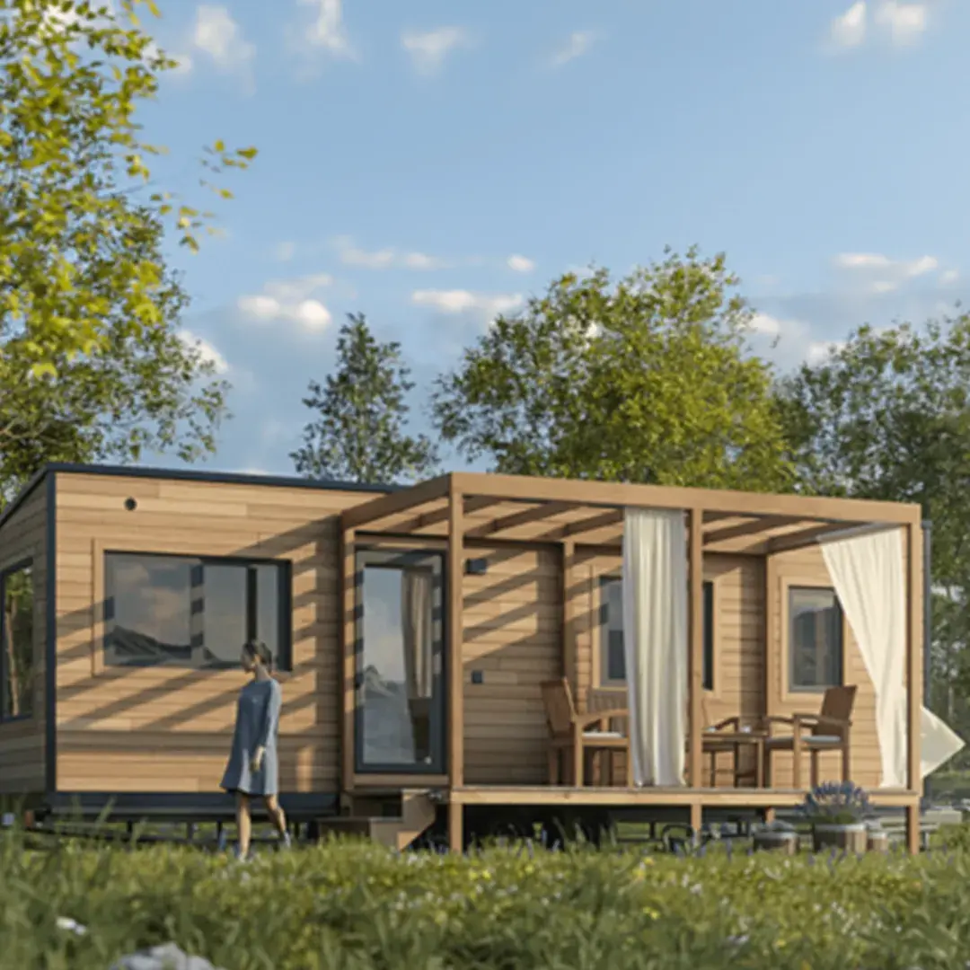 Tiny House Kangourou avec pergola