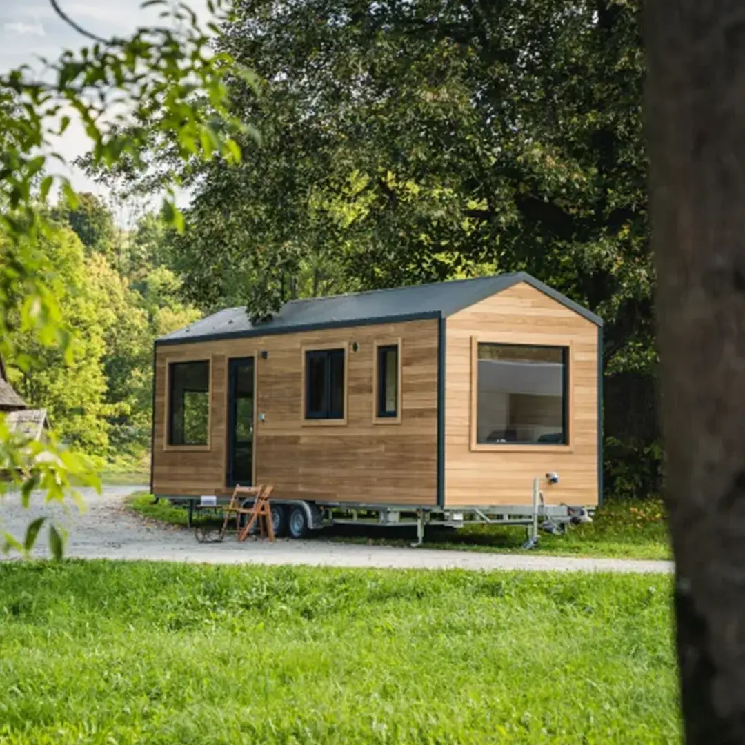 Tiny House Kangourou sous les arbres
