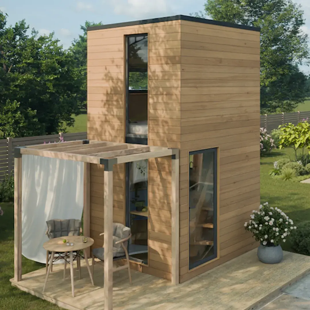 la ruche dans un jardin