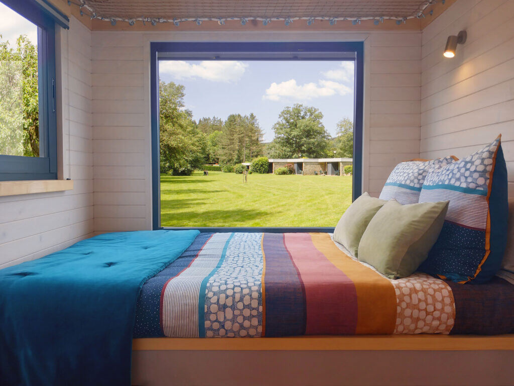 Quadrapol Tiny House Capucine chambre