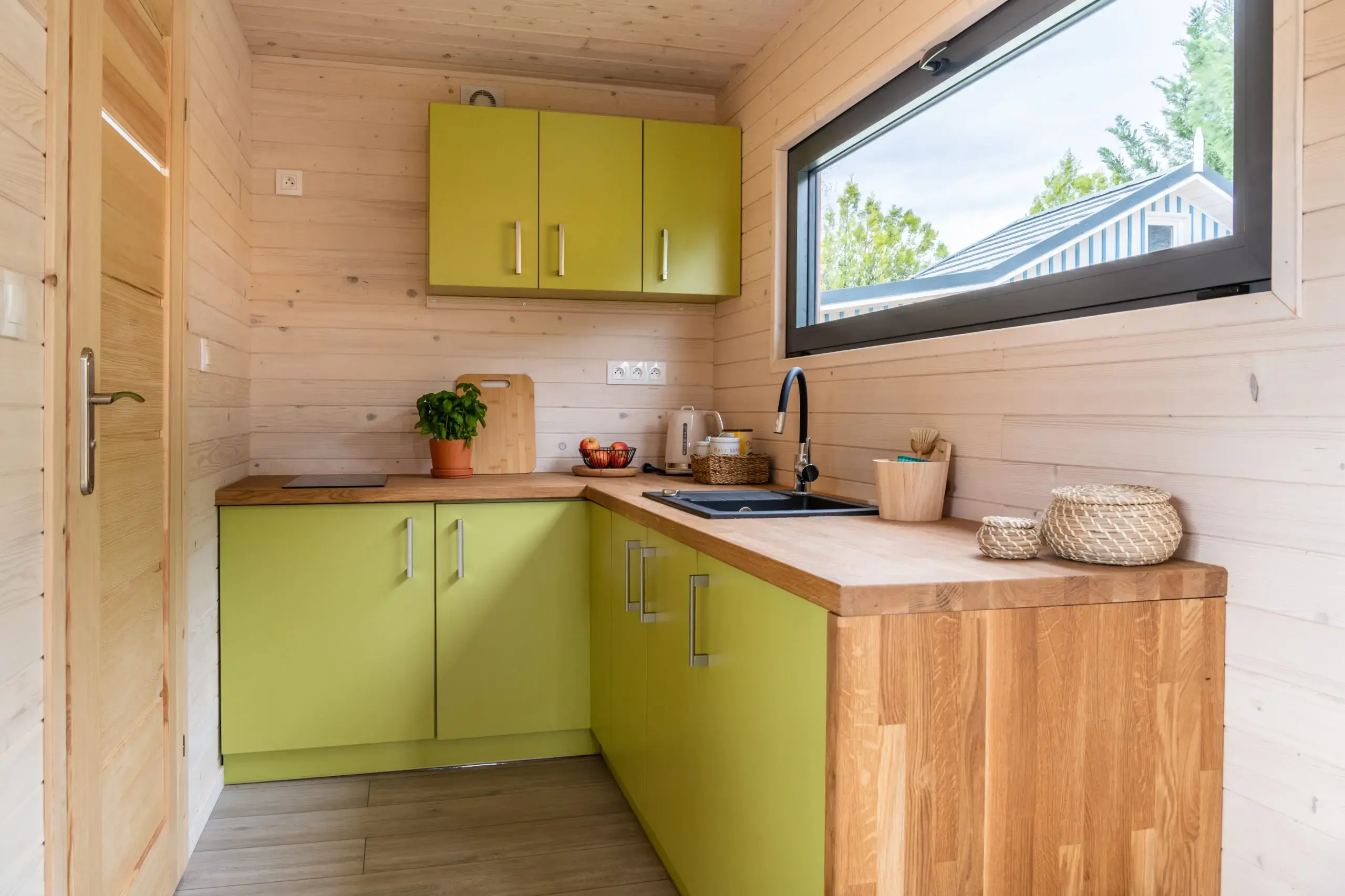 Studio Twenty Lodge vue cuisine équipée