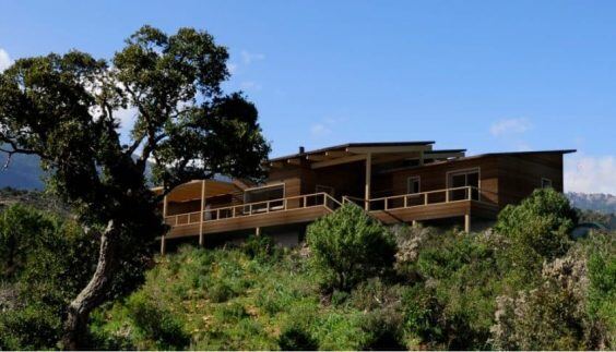 maison ossature bois nature