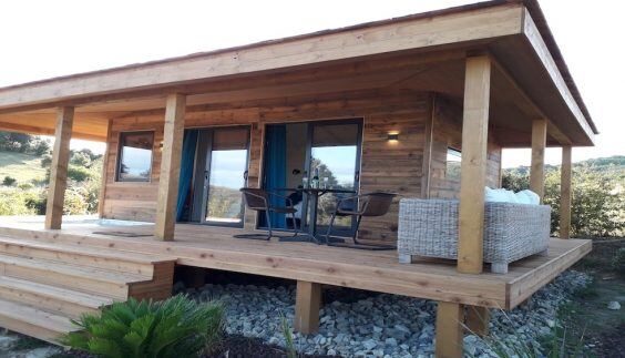 studio jardin bois habitable